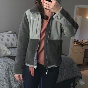 Gray Northface jacket